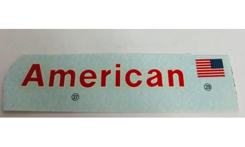 Decalque Moto - American
